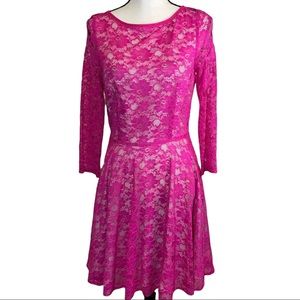 French connection hot Pink dress NWT size 6